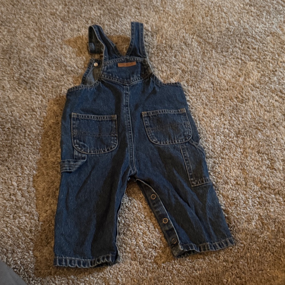 Faded Glory Denim Kids Overalls - Picture 2 of 5